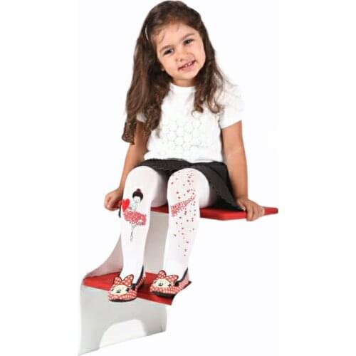 MadeM Kids Fashion Patterned Tights & Stockings Assorted Colors Prints Designs %90Nylon %10 Elastane Pantyhose Children Socks