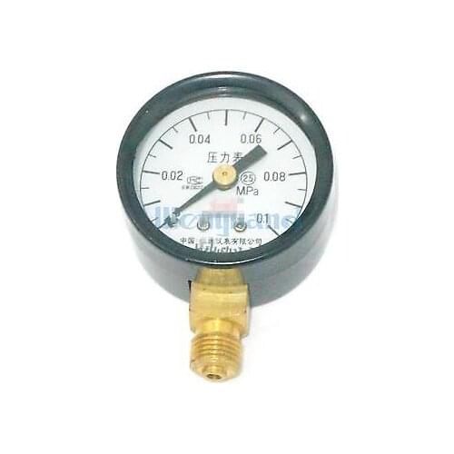 0-0.1Mpa Measurement Range Y-40 Radial Mount M10x1 Air Compressor Pressure Gauge Dial Diam 40mm Pneumatic Parts