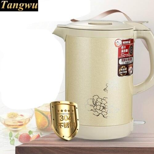 Electric kettle boiling pot food grade 304 stainless steel large capacity