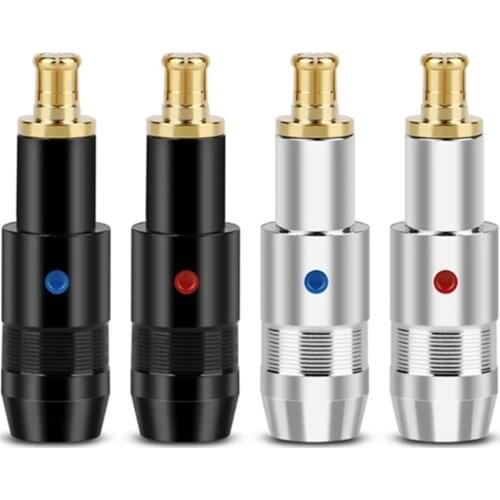 Hifi Earphone Pin Gold Plated Copper Headphone Jack Audio Connector For ESW750 ESW770H 990H ESW950 DIY Headset Plug Male Adapter