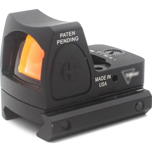 Mini RMR Red Dot Sight Collimator Rifle Reflex Sight Scope fit 20mm Weaver Rail For Airsoft / Hunting Rifle