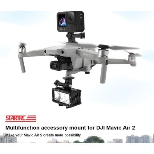 STARTRC Mavic Air 2 Multifunctional Adapter bracket Camera Holder Mount Extender Accessories for Insta360 ONE X2/GoPro hero 9