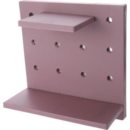 No-Punch Wall Shelf Household Hole Board Wall Small Storage Rack Shelf Wall Storage Finishing Rack