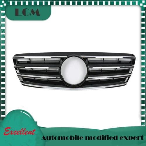 CL Style Front Bumper Racing Grille For Mercedes For Benz C-class W203 2000-2006 with Emblem