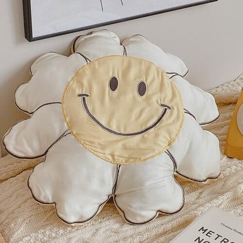 Sunflower Pillow Back Neck Rest Support Cute Cushions Pillows Home Bedding Living Room Cafe Decoration Holiday Nursery Decor