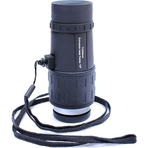 Handheld 7x32 Monocular Telescope Black HD Waterproof Wide Angle Monoculars Outdoor Camping Bird-watching Telescopes