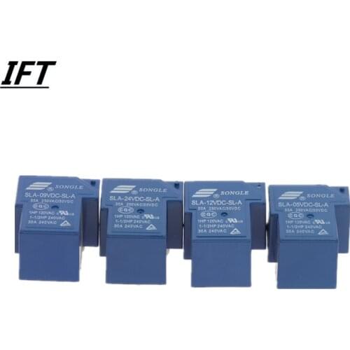Power relays SLA-05VDC-SL-A SLA-09VDC-SL-A SLA-12VDC-SL-A SLA-24VDC-SL-A 5V 9V 12V 24V 30A 4PIN