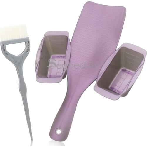 Segbeauty Hair Color Dyeing Sets Balayage Board and Brush Tool Kit Tint Coloring Dye Bowl Brush Highlights Paddle Salon Tools
