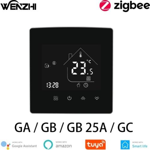 ZigBee 3.0 Thermostat Temperature Controller Water/Electric Floor Heating Gas Boiler Smart Life Tuya Control Alexa Google Home