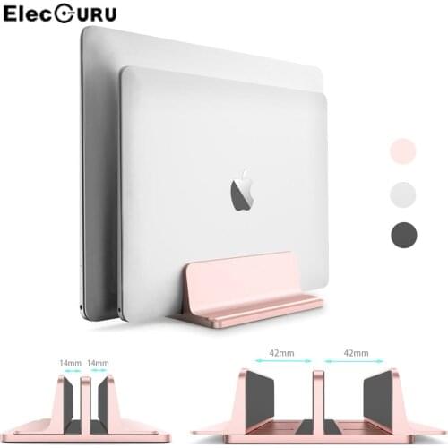 Universal Tablet Laptop Stand Vertical Adjustable Aluminum Alloy Notebook Holder Support for MacBook Air/Microsoft Surface Pro