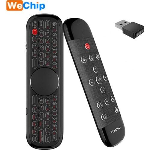 Wechip R2 2.4G Wireless Air Mouse Keyboard Motion Sense Backlight Air Mouse Touchpad Remote Control Keyboard for Android TV Box
