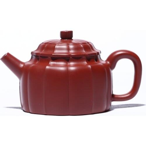 Yixing Handmade Purple Clay Teapot Factory Direct Sale Raw Ore Dahongpao Prismatic Dezhong Teapot Chinese Tea Set
