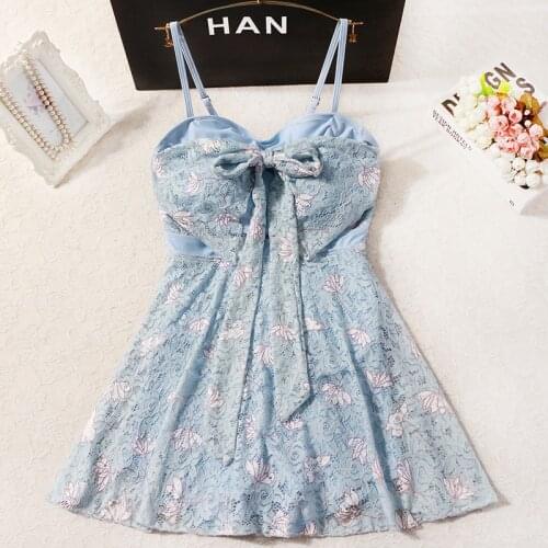 2021 Women Print Sexy Halter One Piece Swimwear Swim Beach Dress Beachwear Summer Ladies Padded Swimsuit Swimming Bathing Suit