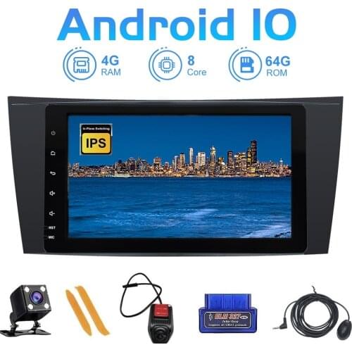 ZLTOOPAI Android 10.0 For Mercedes Benz E-Class W211 E300 CLK W209 CLS W219 Car Multimedia Player Touch Screen GPS Navigation