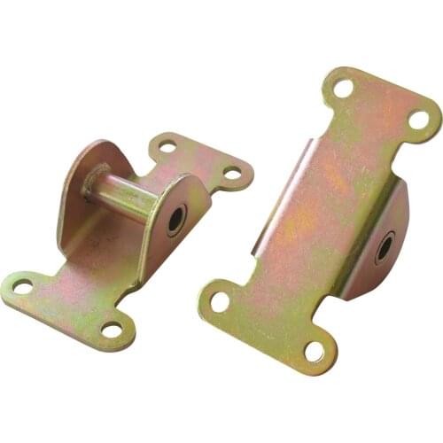 2pcs Compatible with Solid Motor Engine Mounts SBC For Chevy Frame Mount Rat Rod Hot Rod Street stock
