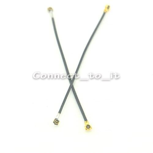 2pcs Extension cord IPX Male Plug to u.fl / ipx Female Jack Terminal block RF adapter 0.81mm pigtail cable 5cm