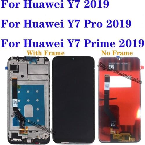 6.3 "Original display for Huawei Y7 2019 LCD+touch screen digitizer replaced for Huawei Y7 Prime 2019 LCD repair parts free post