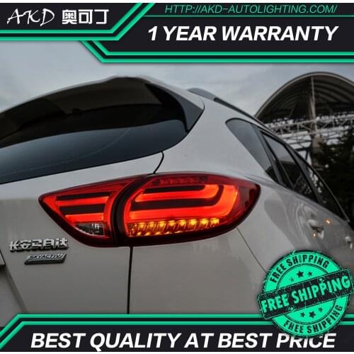 AKD tuning cars Tail lights For Mazda CX-5 CX5 Taillights LED DRL Running lights Fog lights angel eyes Rear parking lights