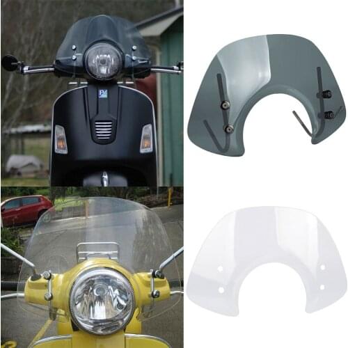 For Piaggio Vespa GTS 250 300 GTS300 GTS250 Motorcycle Accessories Front Windshield Spoiler Air Deflector Scooter Windscreen