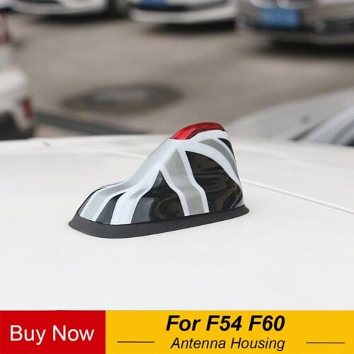 Car Antenna Aerial Base Decoration Case Cover Housing Decal For Mini Cooper One S JCW F54 Clubman F60 Countryman Car Accessories