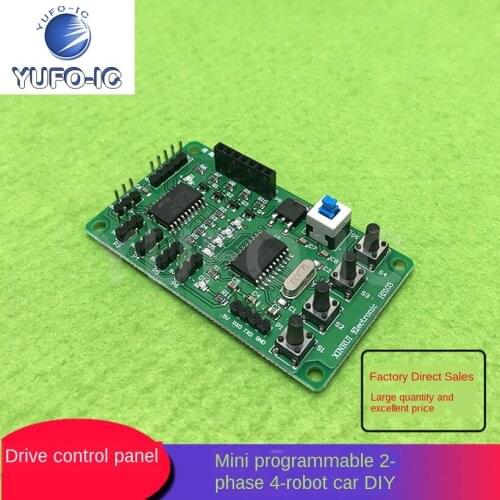 Free Ship 3pcs Micro Drive Control Panel 2-Phase 4-Wire Stepping Motor Robot Car DIY Micro Programmable
