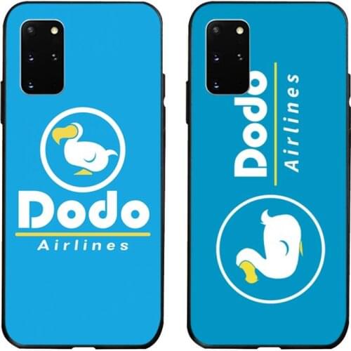 Dodo Airlines Phone Case for Samsung Galaxy S20 FE plus Ultra S6 S7 edge S8 S9 plus S10 5G lite 2020