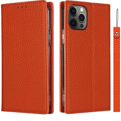 Flip Cover Coque For iPhone 12 Mini / iphone12/ 12pro/ 12 pro max Luxury Genuine Leather Case Book Wallet Card Phone Accessory