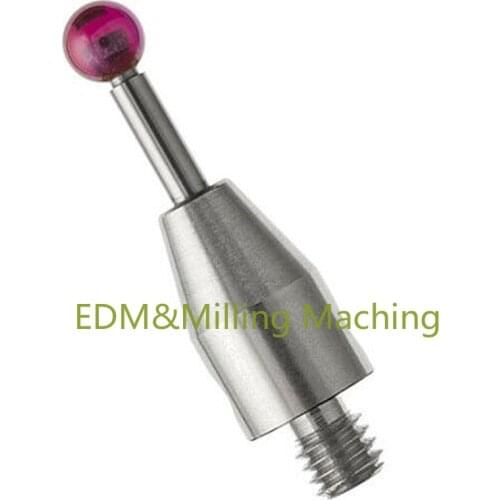 CNC Cmm Machine CMM Touch Probe Stylus M4 Thread 4mm Ruby Ball Tips 20mm Length A-5003-4794