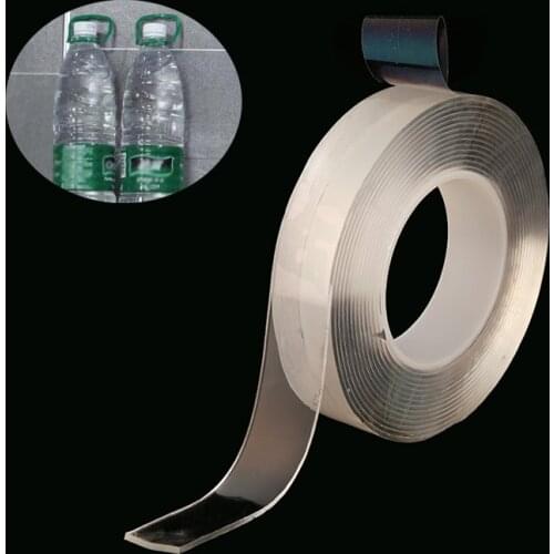 Magic Tape Traceless Washable Removable Tapes Toothbrush Holder Bathroom Accessories Multifunctional Double-Sided Adhesive Tape