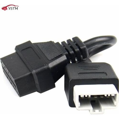 FOR HONDA 5Pin to OBD2 16pin Female Cable For Honda Car Scanner OBD1 OBD2 OBDII Adapter 5 Pin to 16 pin Car Diagnostic Connector