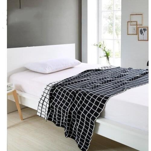 European Geometric Blankets For Beds Sofa Car Blankets And Throws Adult Super Soft Blankets Bed Cover Mats 130x160cm/150x200cm