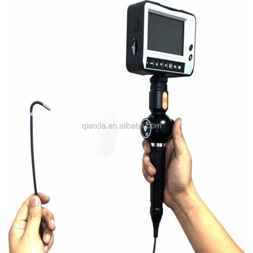 Good quality Auto testing tool Waterproof 4ways articulation video borescope endoscope with 8.5mm camera diameter