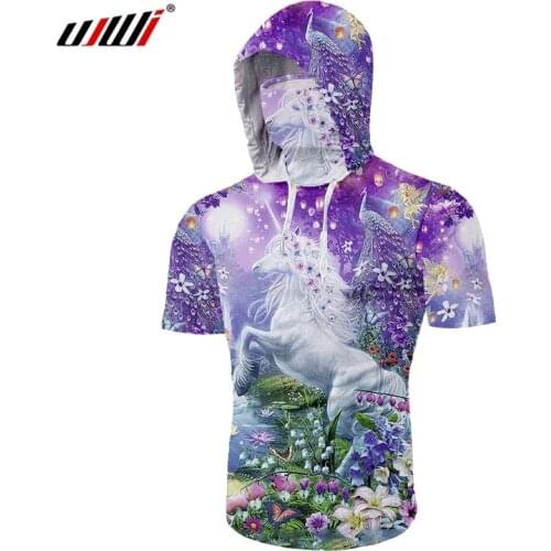 UJWI Animal Horse 3D Printed Summer New Style Mask Ninja Man T Shirts High Quality Casual Hoodie Dropship Suppliers Oversized