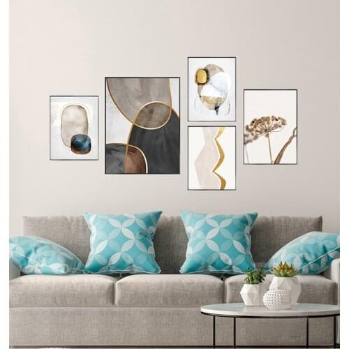Minimalist Wall Art Decoration Picture Home Decor Scandinavian Poster Print Abstract Canvas Painting Nordic Vintage Style