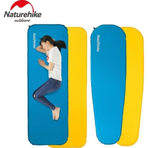 Naturehike Self-inflating Camping Sleeping Mat Sponge Automatic Inflatable Mat Ultralight Portable Camping Single Person Pad