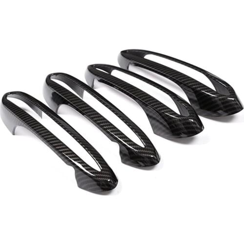 Car Exterior Door Handle Decorative Frame Sticker Trim For BMW 5 Series G30 X4 X3 G01 X5 G05 Door Bowl Cover Auto Accessoreis