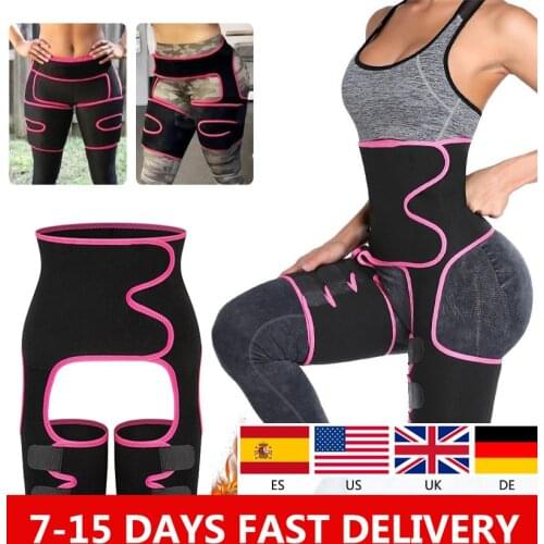 Neoprene Sweat Slim Thigh Trimmer Waist Trainer Leg Shapers Slender Slimming Belt Shapewear Muscles Band Weight Loss Body Shaper