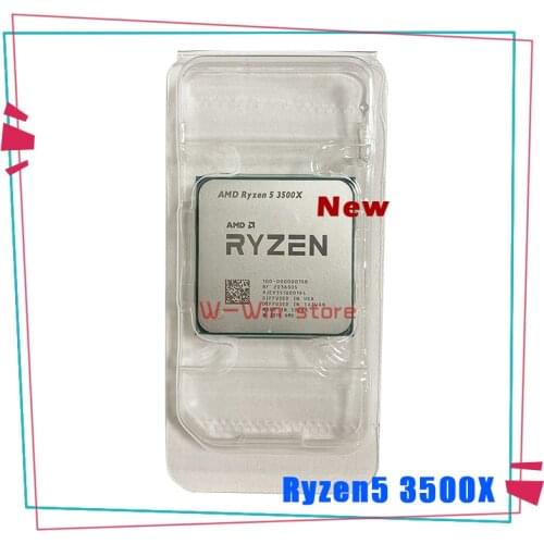 New AMD Ryzen 5 3500X R5 3500X 3.6 GHz Six-Core Six-Thread CPU Processor 7NM 65W L3=32M 100-000000158 Socket AM4