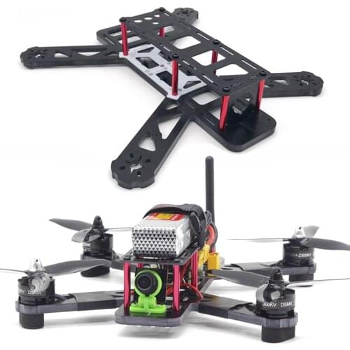Wholesale QAV250 Wheelbase 250mm Glass Fibre FPV Racing drone frame kit Quadcopter Mini Frame with Distribution Board LED