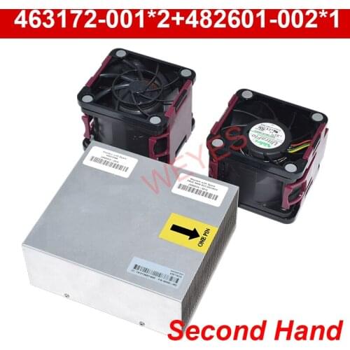Original 463172-001 496066-001 Cooling Fan*2 & 1 pcs Heat sink 496064-001 490074-001 482601-002