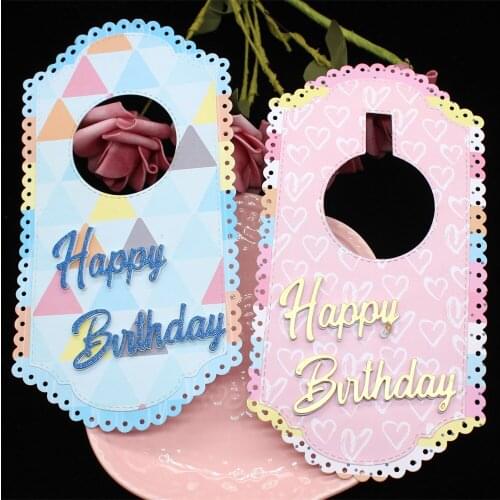Basic Door Hangers Machine Metal Cutting Dies Stencils for Scrapbooking Decorative Embossing Paper Card Making Craft