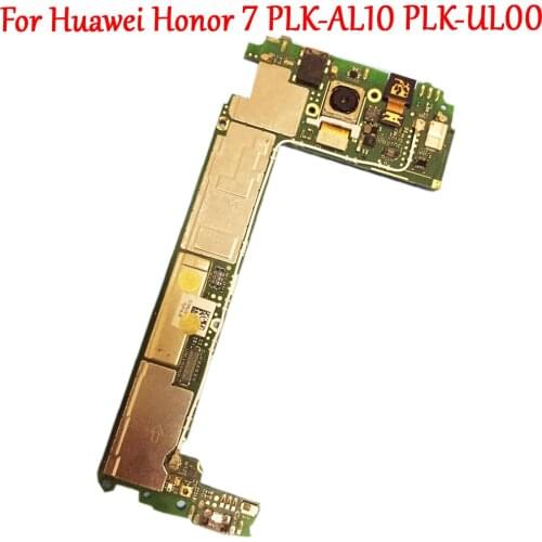 Tested Work Original Unlock Motherboard For Huawei Honor 7 PLK-AL10 PLK-UL00 Main board Logic Circuit Electronic Chips 64GB