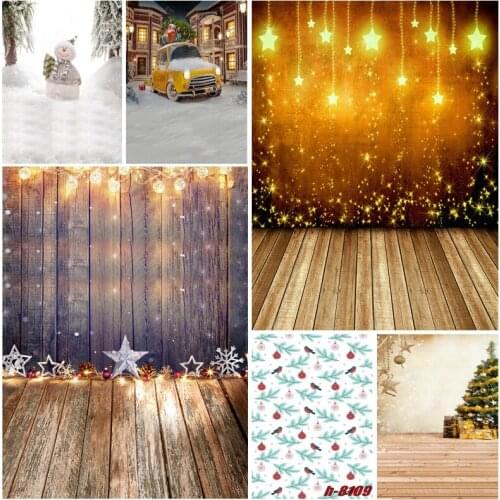 Christmas Theme Photography Background Snowman Christmas tree Portrait Backdrops For Photo Studio Props 21514 AF-40