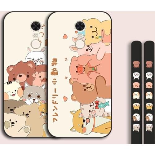 Cartoon Piggy Silicone Case For Xiaomi Redmi Note 3 Pro 4 4X Global TPU Back Cover Cute Bumper For Xiaomi Redmi 5 Plus