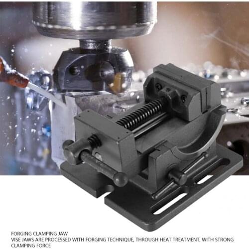 Multitool knife Tilting Drill Press Vise 0-90 Degree Tilt Heavy Duty Guide Rod Bench Clamp Hand Tools