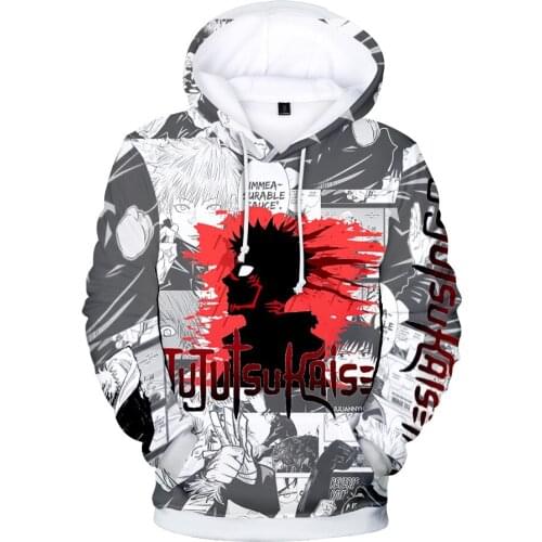 Anime Jujutsu Kaisen Hoodies Men Women Fashion Anime Kids Sweatshirts Boys/girls Streetwear Clothes Jujutsu Kaisen Child Clothes