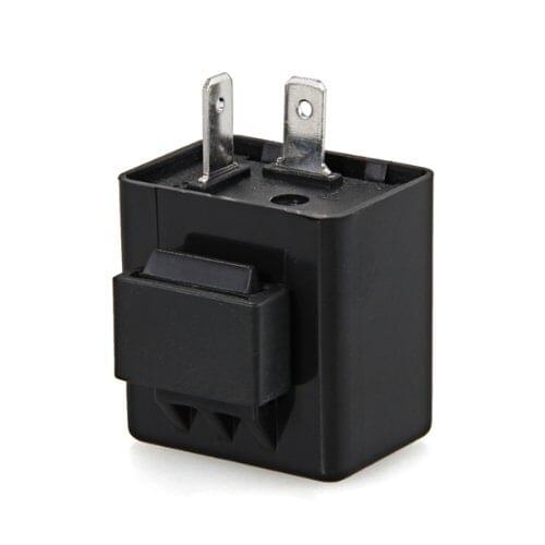 Turn Signal Flasher Blinker Relay 12V 2 Pin for Motorcycle LED Indicator Light