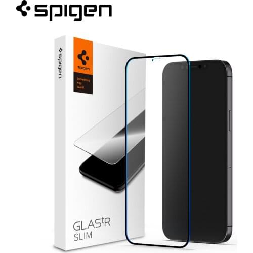 Spigen Glas.tR Slim Full Cover Screen Protector for iPhone 12 Pro Max / 12 Pro / 12 / 12 Mini