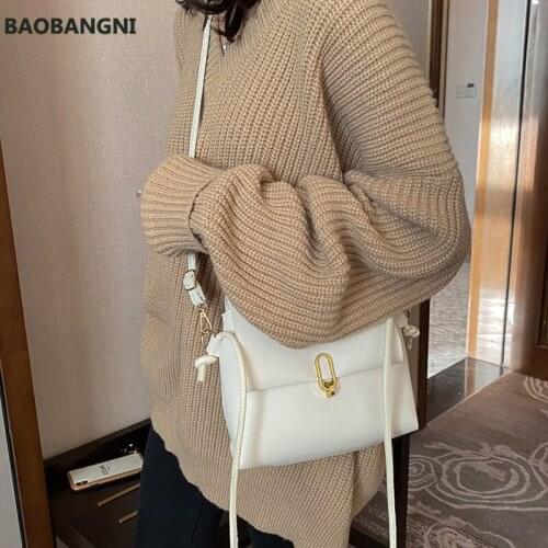 Female Bag New Hot Style Ins Korean Fashion PU Texture Dinner One-Shoulder Messenger Bag