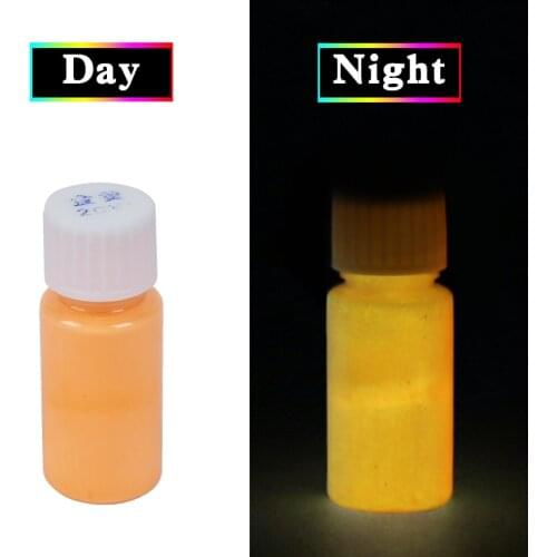 Gold Glow In The Dark Luminous Sand Acrylic Fluorescent Paint Party Bright Paint Star Nail Decoration Paint Halloween 20g